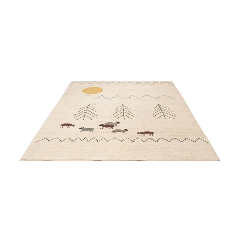 Tapis berbère - 232 x 170 cm - crème