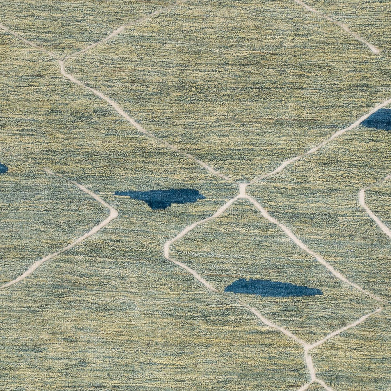 Tapis berbère - 300 x 256 cm - vert clair