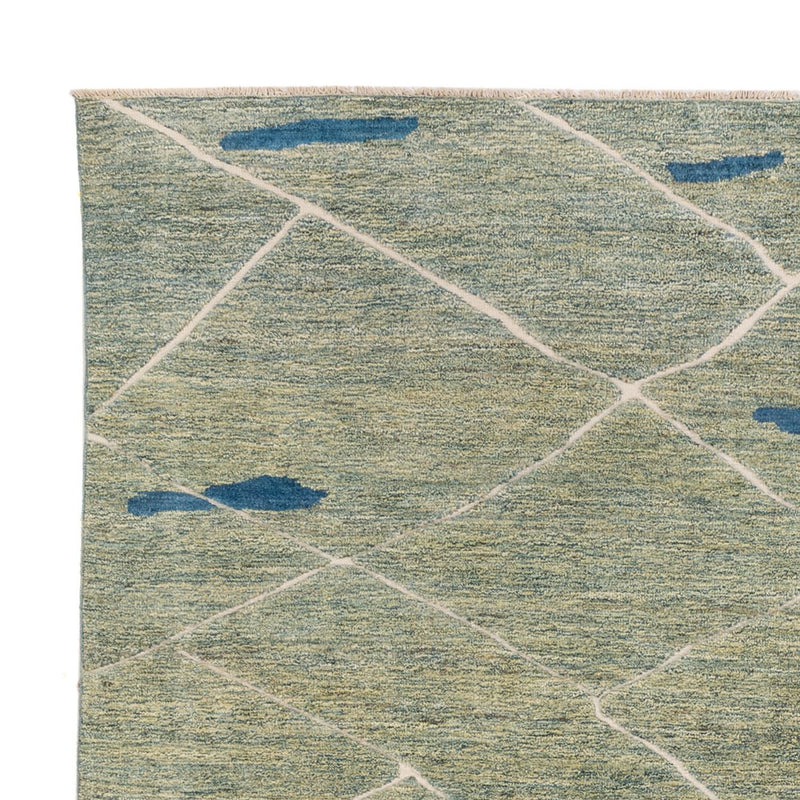 Tapis berbère - 300 x 256 cm - vert clair