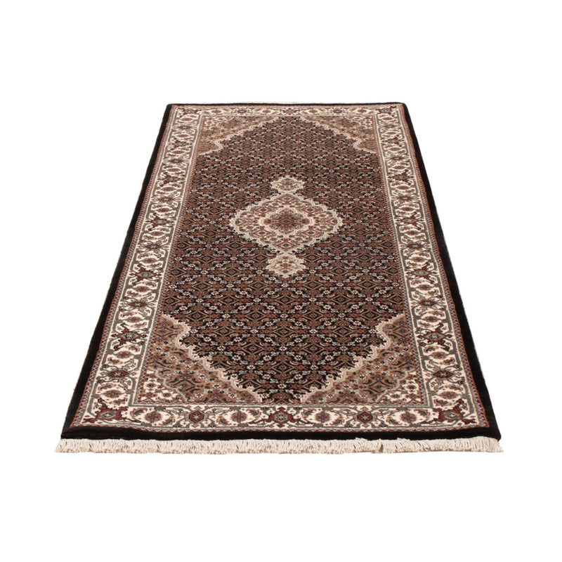 Tapis de couloir Tapis oriental - Tabriz - 204 x 80 cm - beige foncé