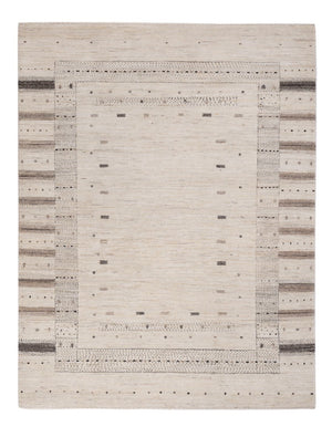 Tapis Gabbeh - Loribaft Indus - 207 x 156 cm - argent