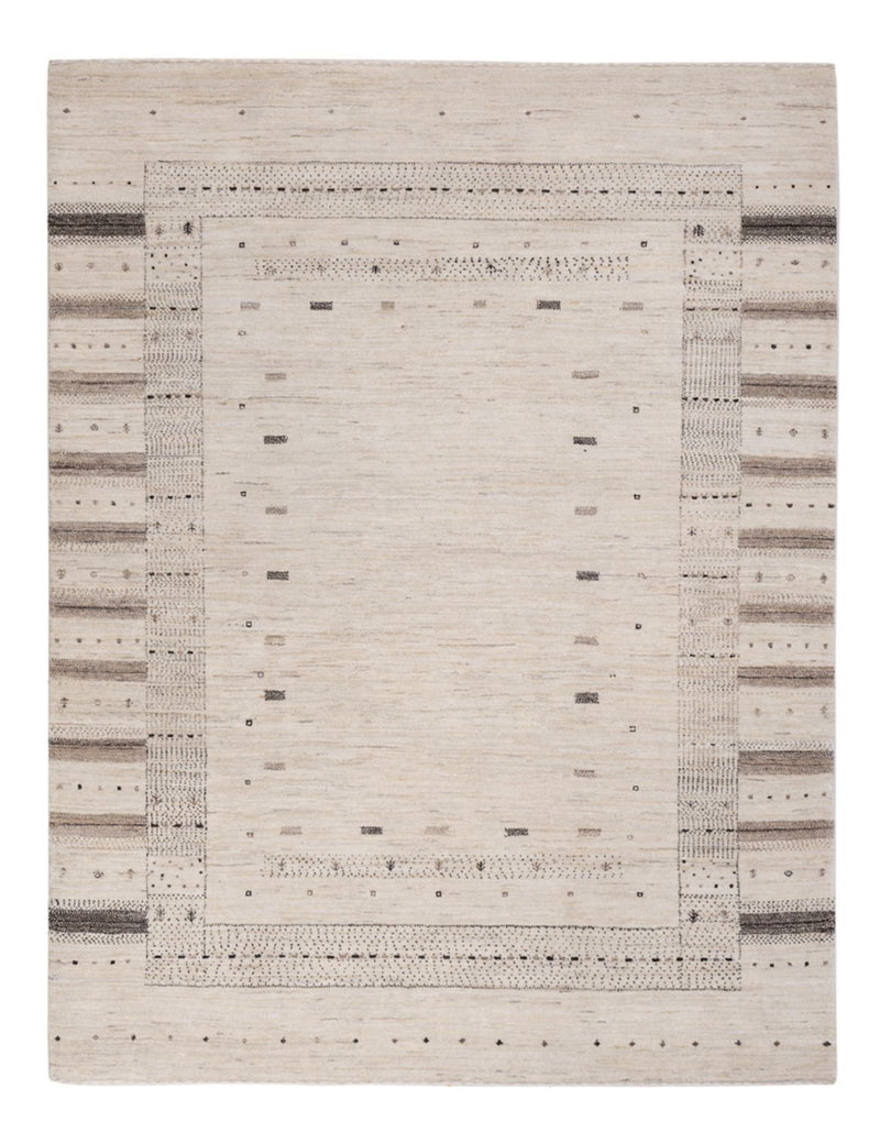 Tapis Gabbeh - Loribaft Indus - 207 x 156 cm - argent