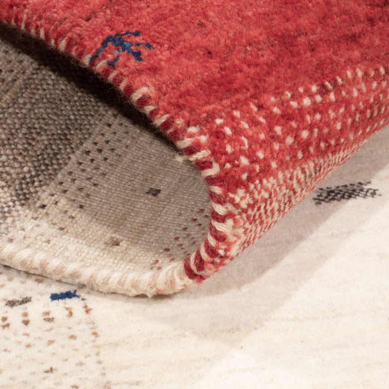 Tapis Gabbeh - Loribaft Indus - 207 x 153 cm - multicolore