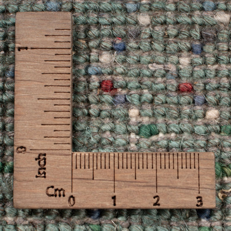 Tapis Gabbeh - Persan - 208 x 136 cm - vert foncé