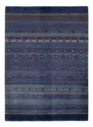 Tapis Gabbeh - Persan - 191 x 140 cm - bleu foncé