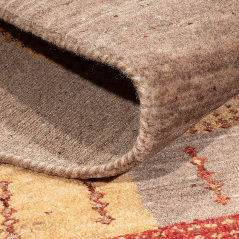 Tapis Gabbeh - Loribaft Indus - 204 x 143 cm - multicolore