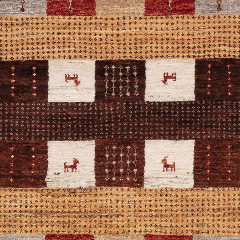 Tapis Gabbeh - Loribaft Indus - 205 x 150 cm - multicolore