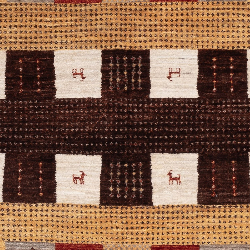 Tapis Gabbeh - Loribaft Indus - 216 x 147 cm - multicolore