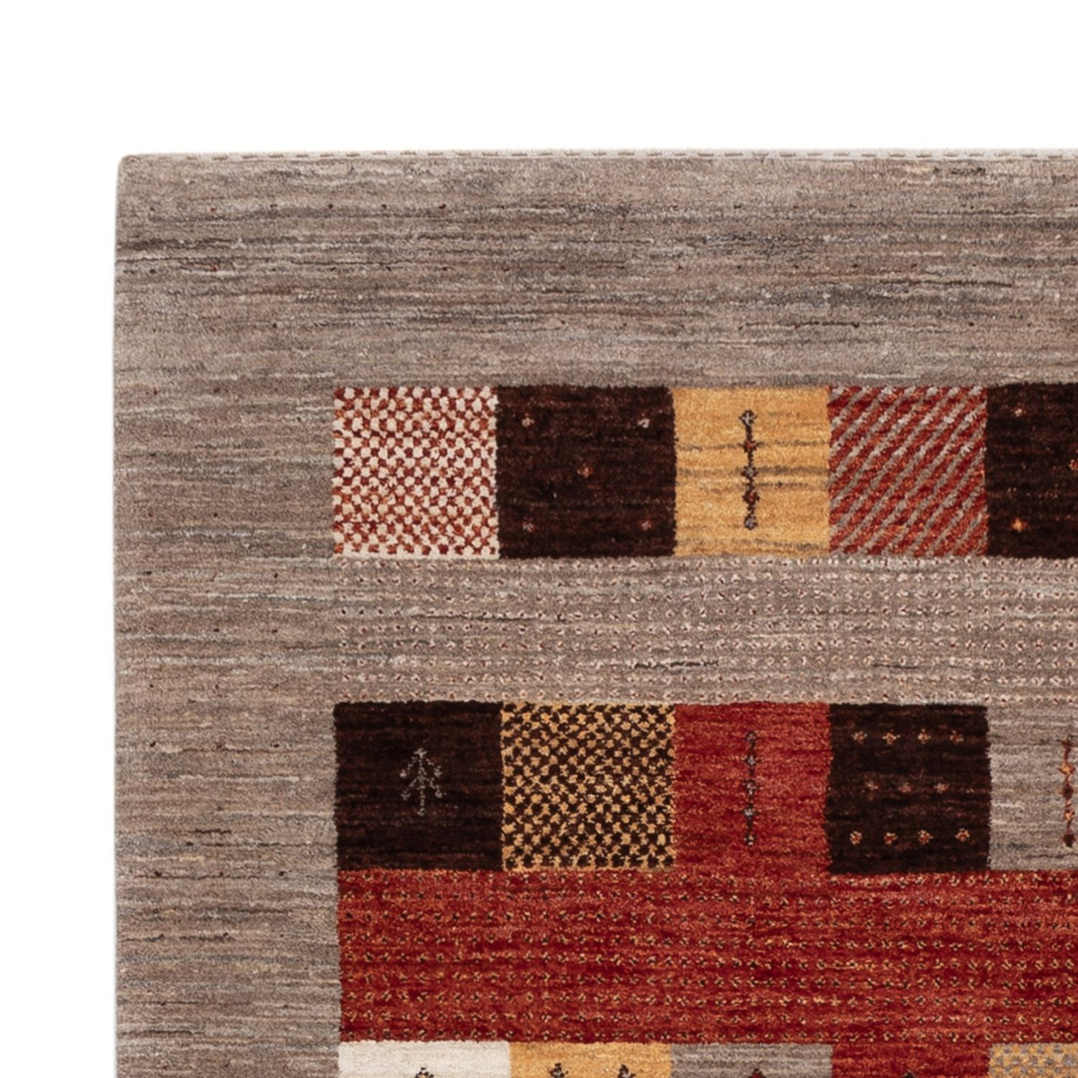 Tapis Gabbeh - Loribaft Indus - 216 x 147 cm - multicolore