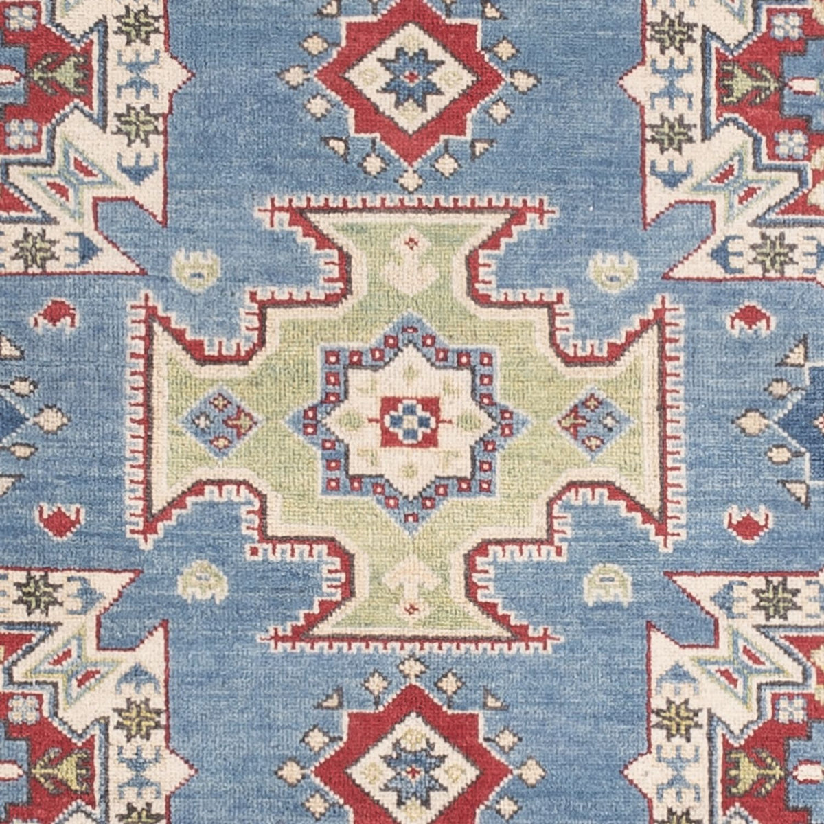 Tapis Ziegler - Kazak - 198 x 150 cm - bleu