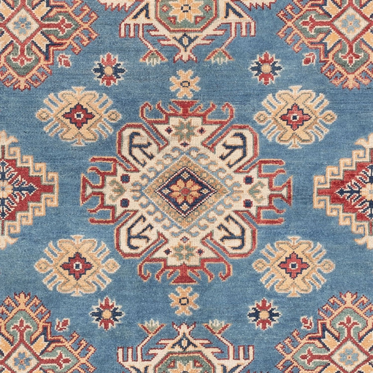 Tapis Ziegler - Kazak - 276 x 185 cm - bleu