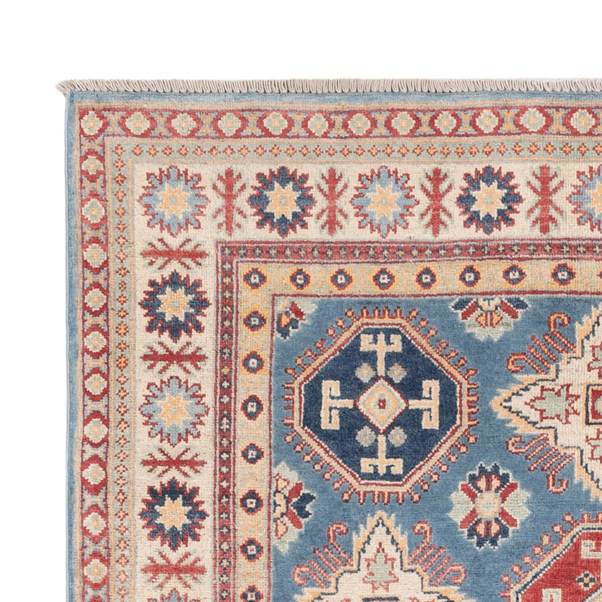 Tapis Ziegler - Kazak - 203 x 148 cm - bleu