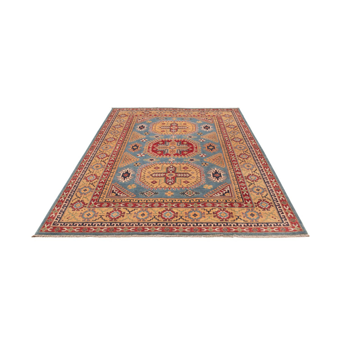 Tapis Ziegler - Kazak - 291 x 202 cm - bleu
