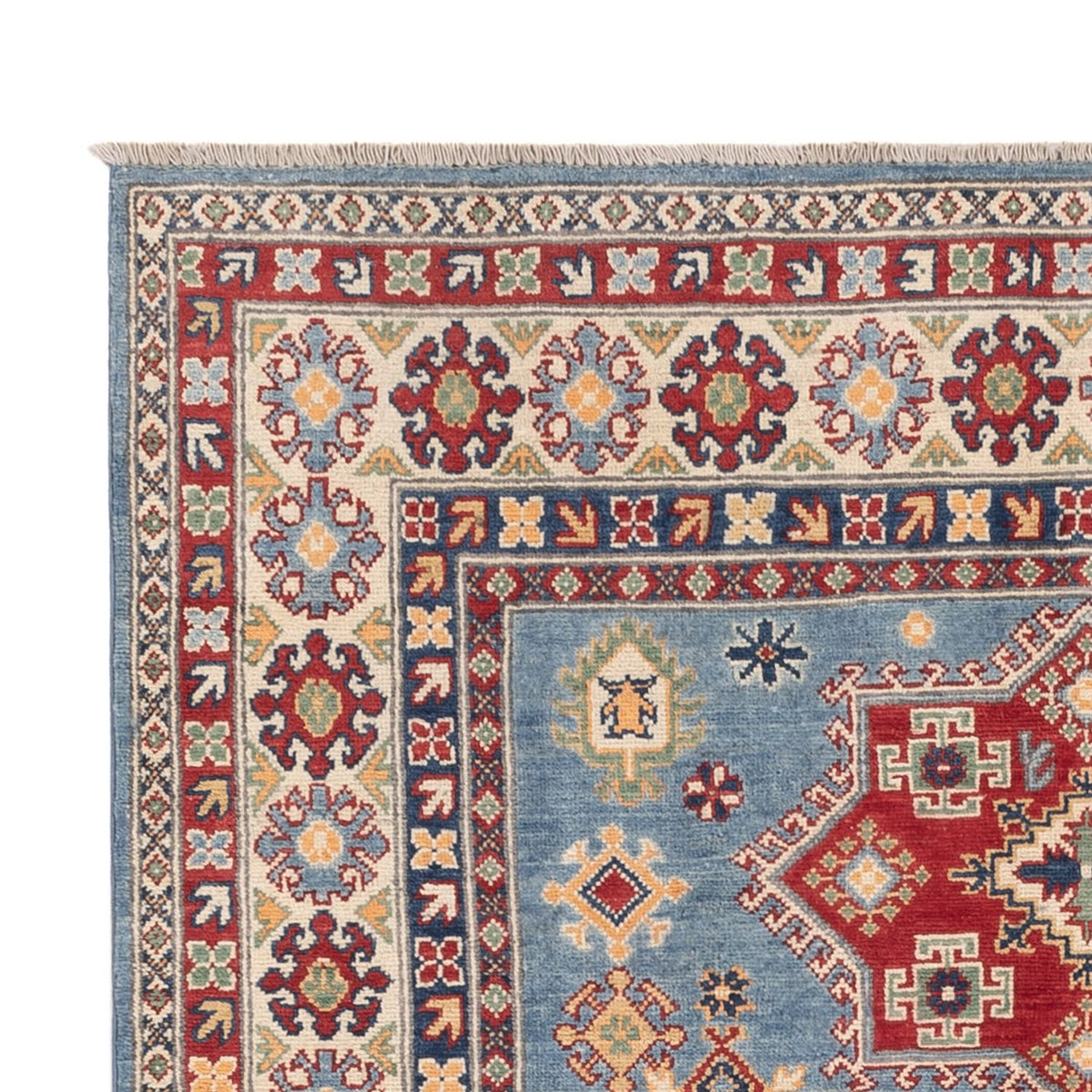 Tapis Ziegler - Kazak - 202 x 153 cm - bleu