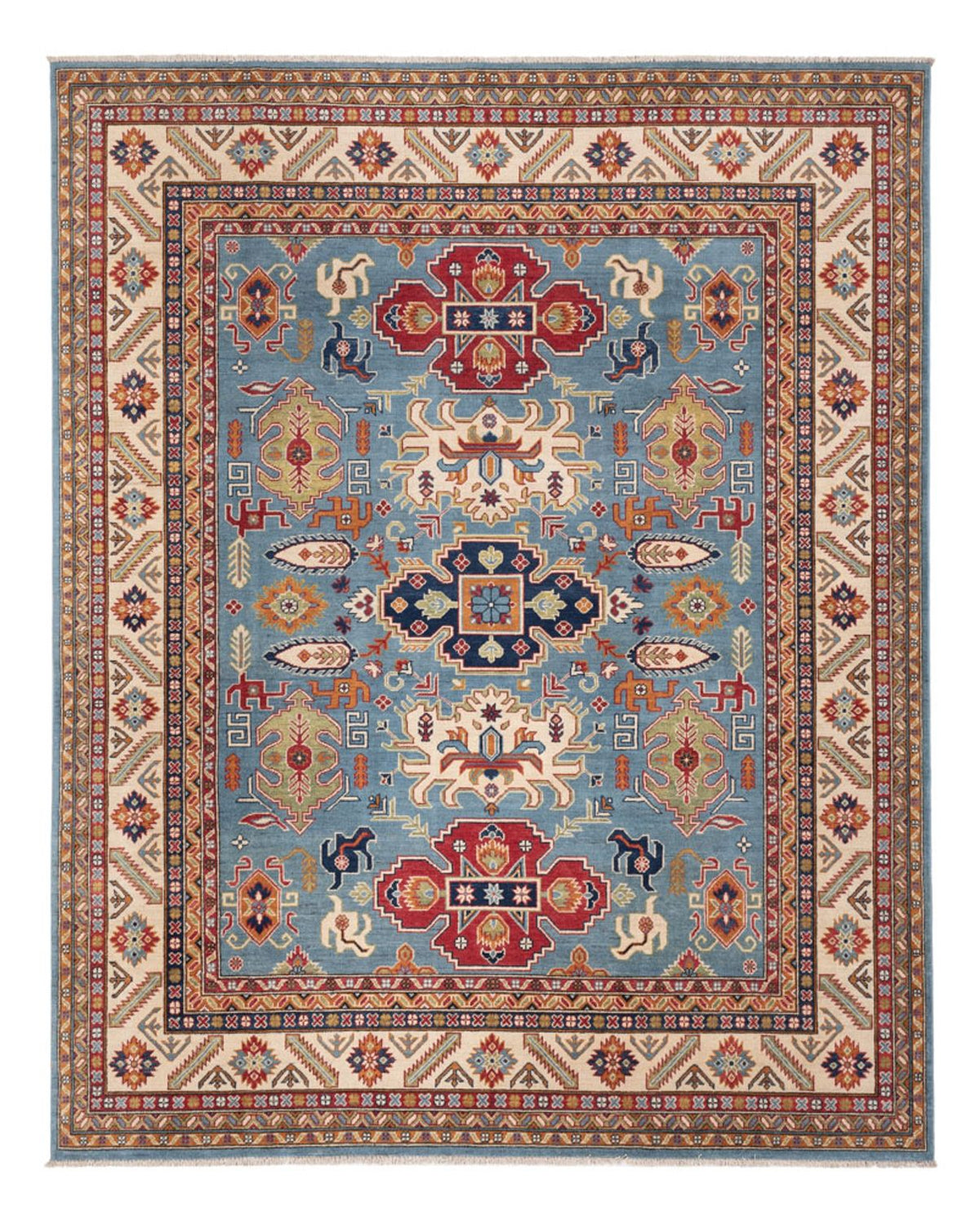 Tapis Ziegler - Kazak - 301 x 243 cm - bleu