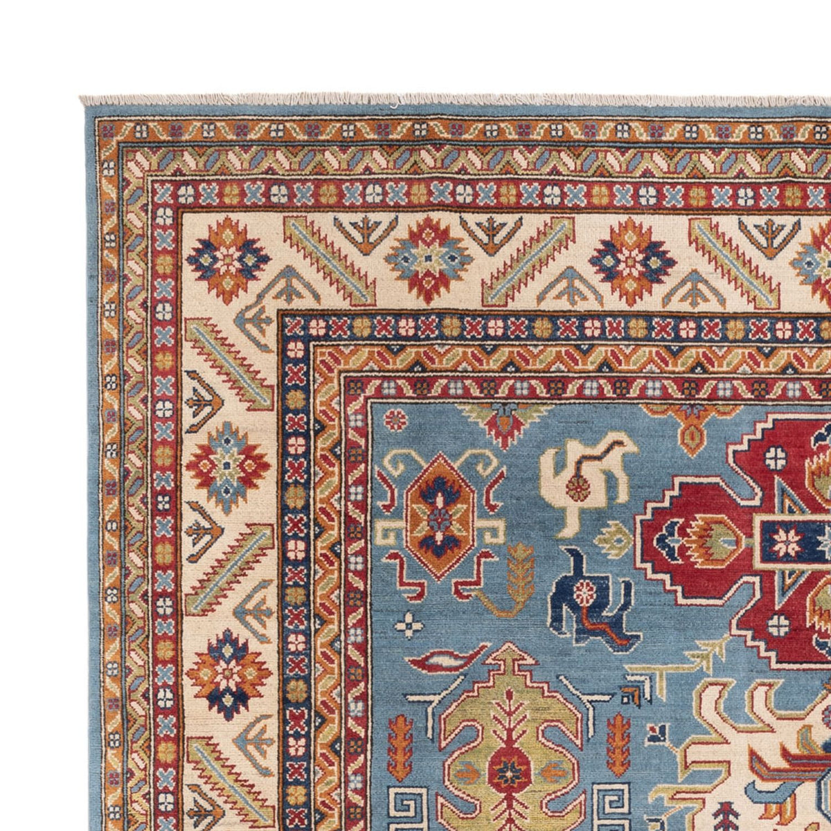 Tapis Ziegler - Kazak - 301 x 243 cm - bleu