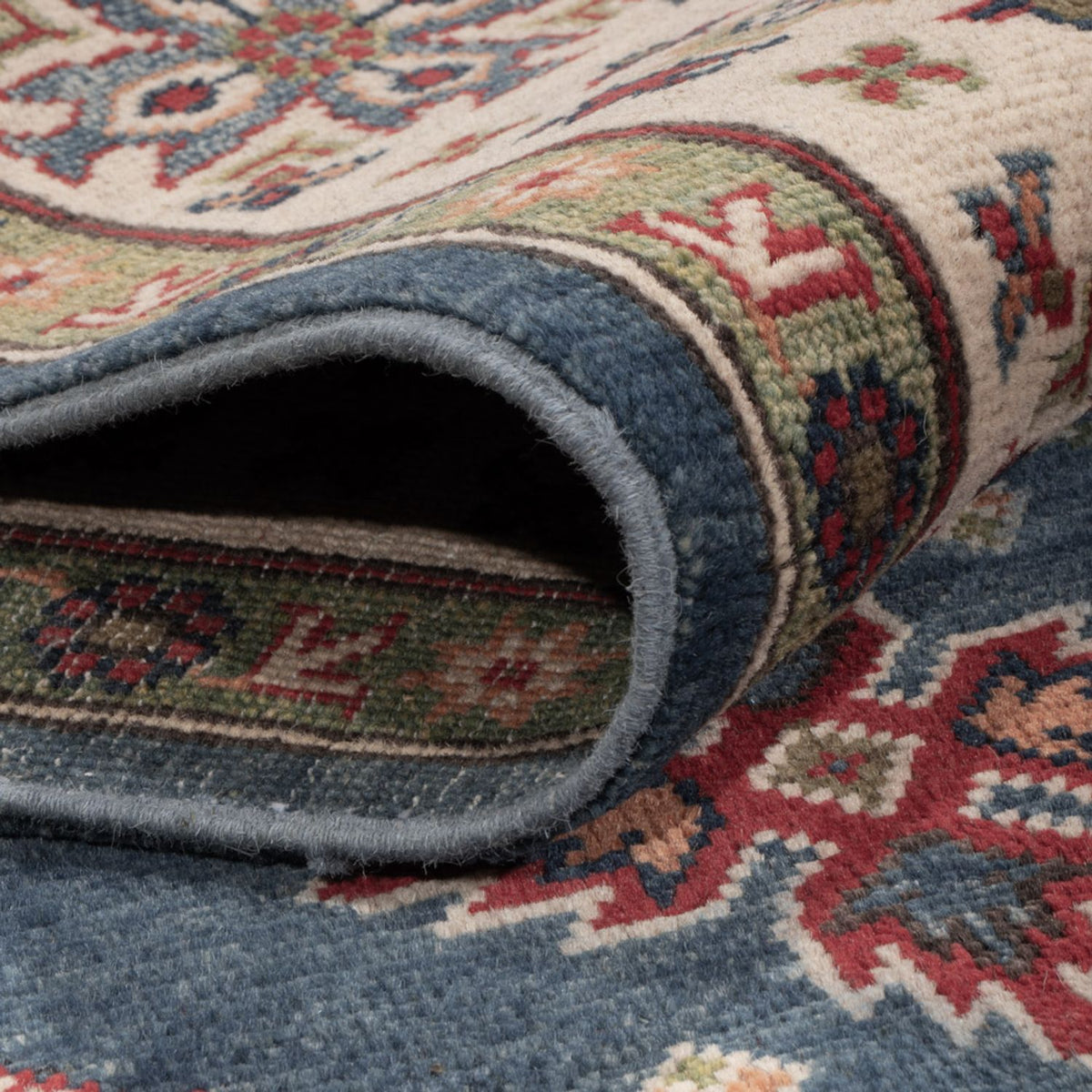 Tapis Ziegler - Kazak - 298 x 204 cm - bleu