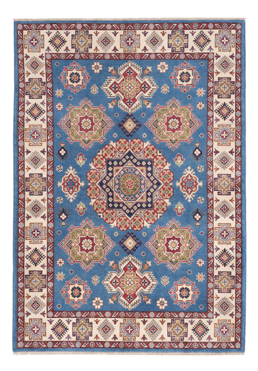 Tapis Ziegler - Kazak - 240 x 167 cm - bleu
