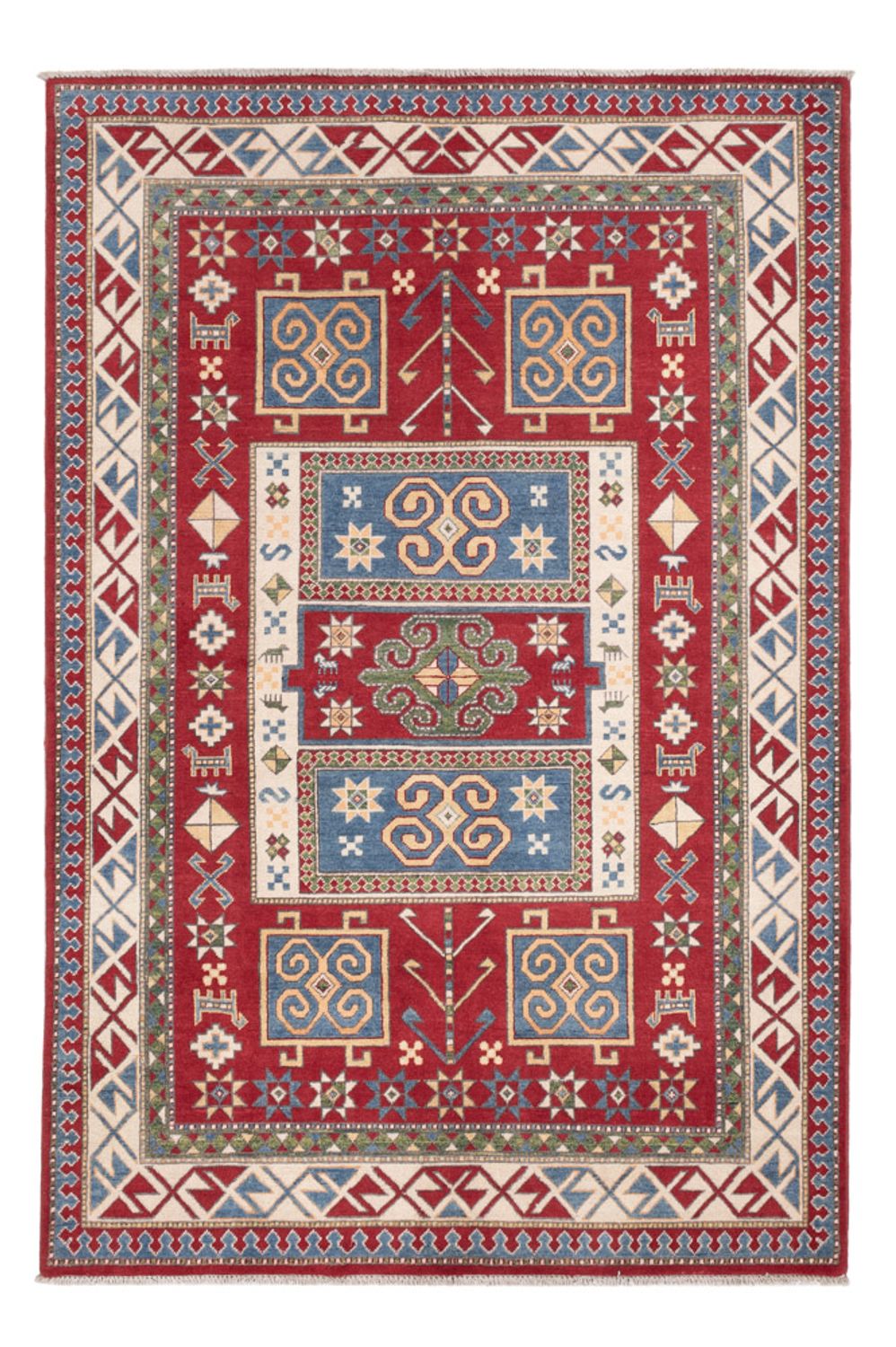 Tapis Ziegler - Kazak - 246 x 162 cm - rouge