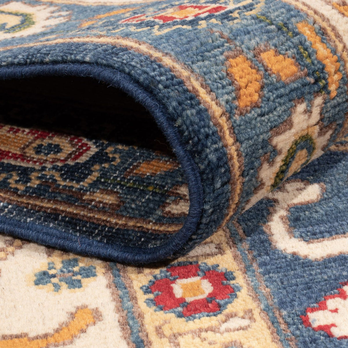 Tapis Ziegler - Kazak - 249 x 162 cm - bleu