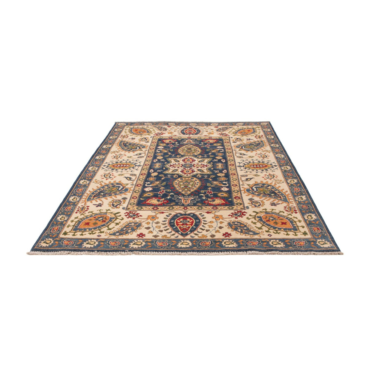 Tapis Ziegler - Kazak - 249 x 162 cm - bleu