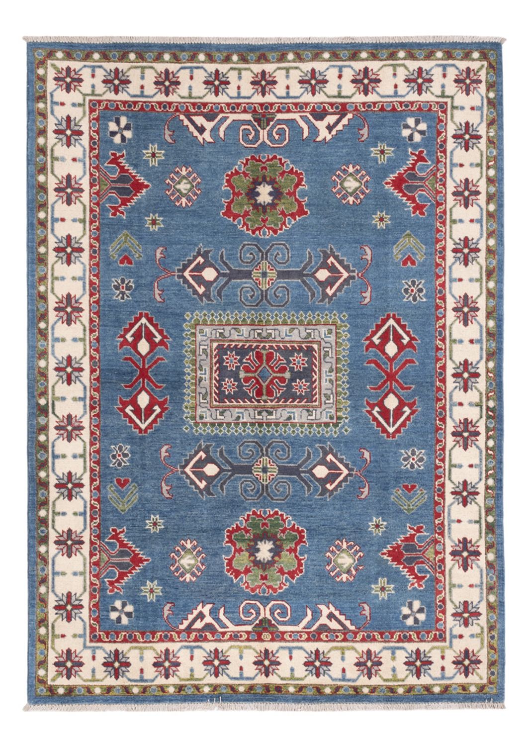 Tapis Ziegler - Kazak - 207 x 147 cm - bleu