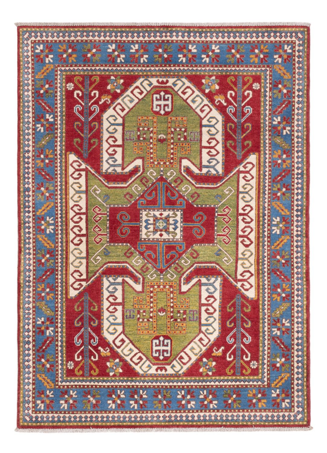 Tapis Ziegler - Kazak - 202 x 143 cm - multicolore