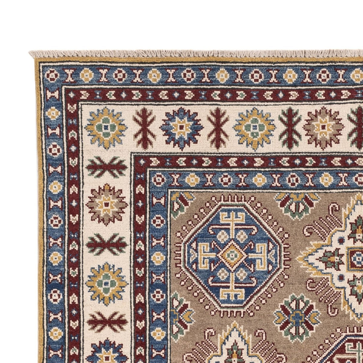 Tapis Ziegler - Kazak - 212 x 150 cm - beige foncé