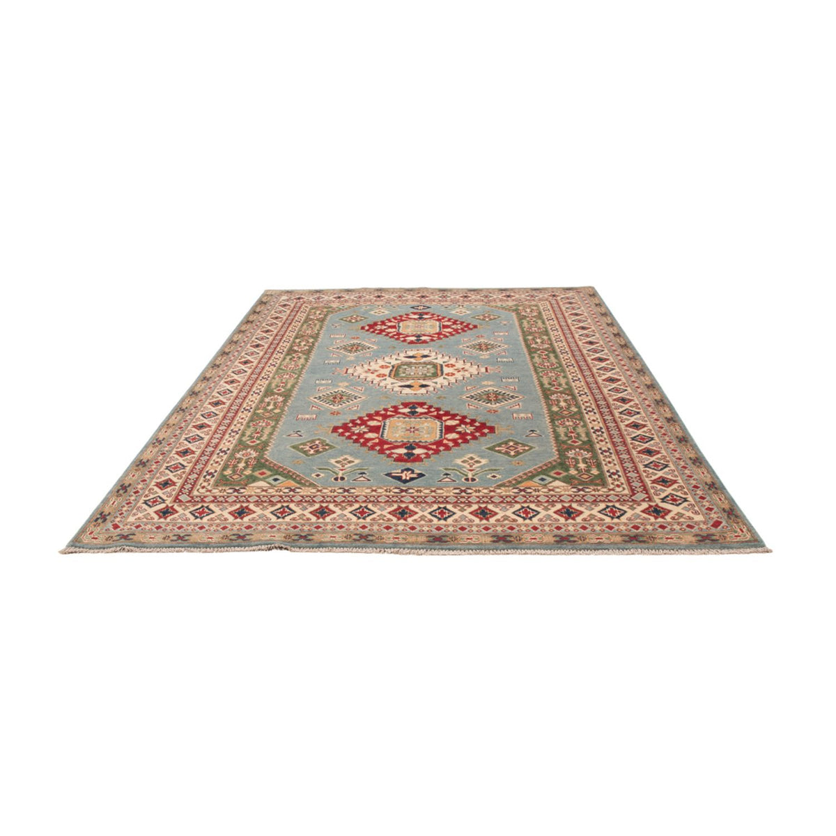Tapis Ziegler - Kazak - 291 x 195 cm - bleu clair
