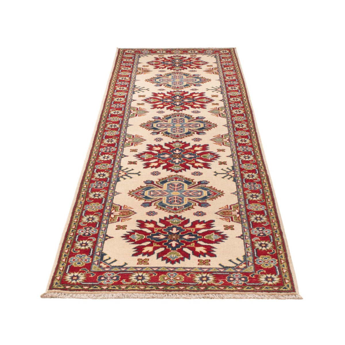 Tapis de couloir Tapis Ziegler - Kazak - 298 x 77 cm - beige