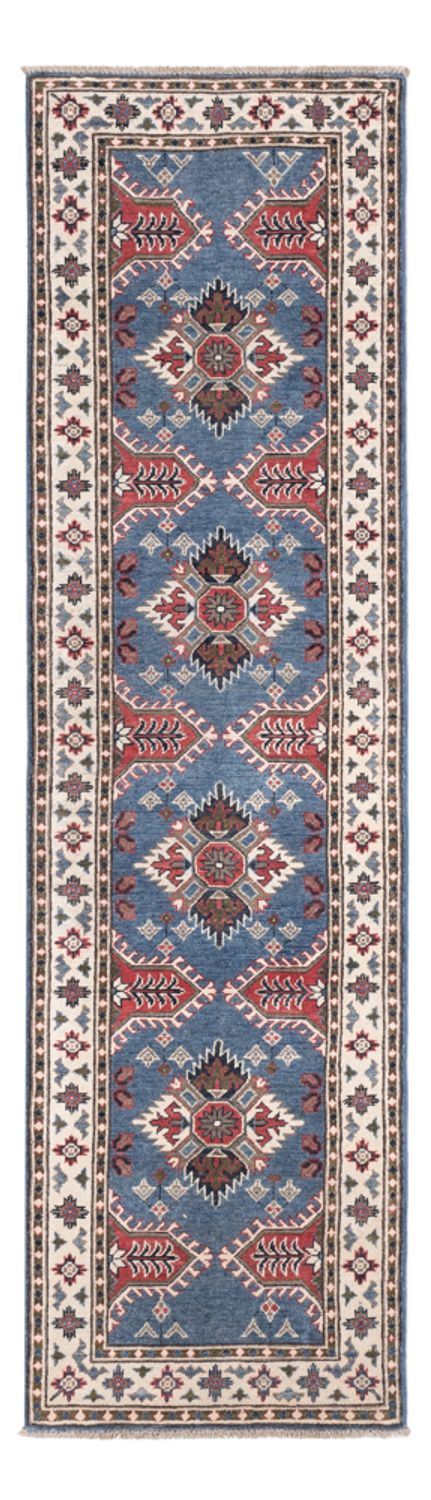 Tapis de couloir Tapis Ziegler - Kazak - 288 x 82 cm - bleu