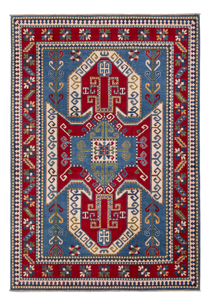 Tapis Ziegler - Kazak - 295 x 203 cm - bleu
