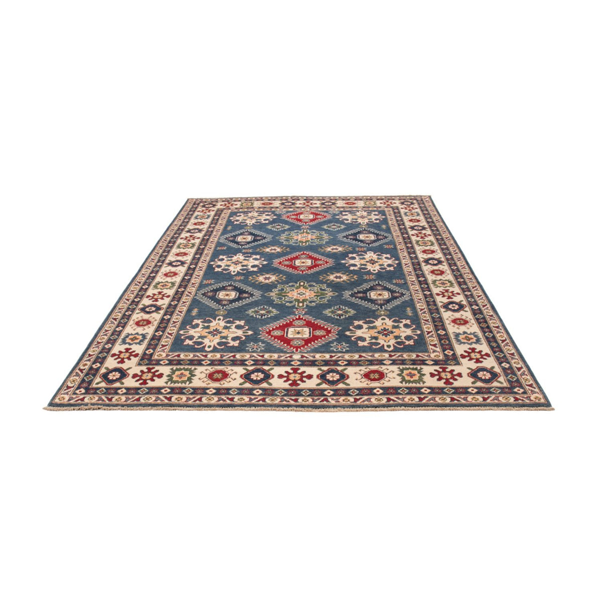 Tapis Ziegler - Kazak - 272 x 184 cm - bleu