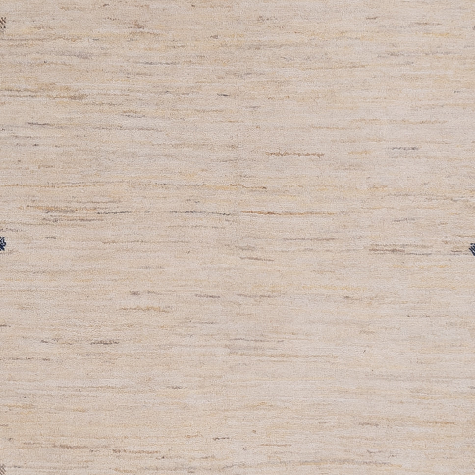 Tapis Gabbeh - Loribaft Indus - 242 x 176 cm - beige clair