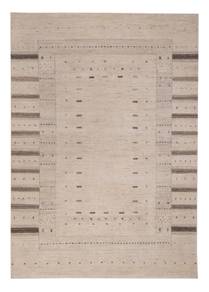 Tapis Gabbeh - Loribaft Indus - 245 x 174 cm - beige clair