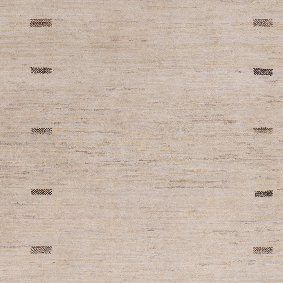 Tapis Gabbeh - Loribaft Indus - 245 x 174 cm - beige clair