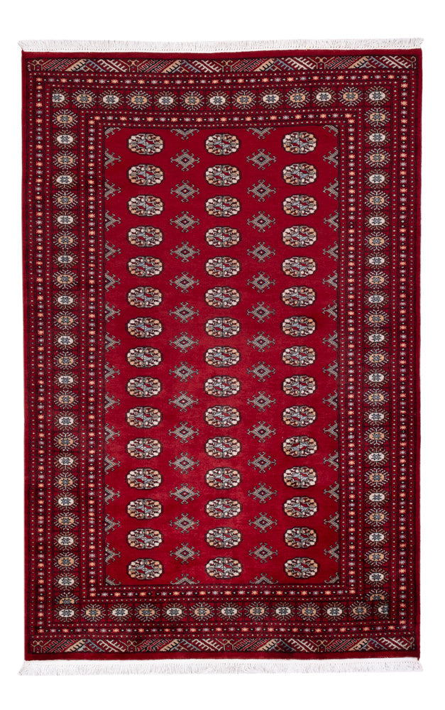 Tapis Pakistani - 241 x 154 cm - rouge