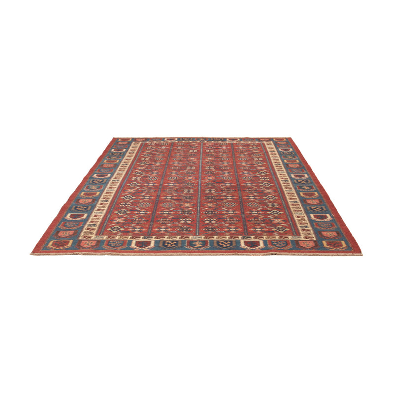 Tapis Kelim - Oriental - Soumak - 228 x 175 cm - rouille
