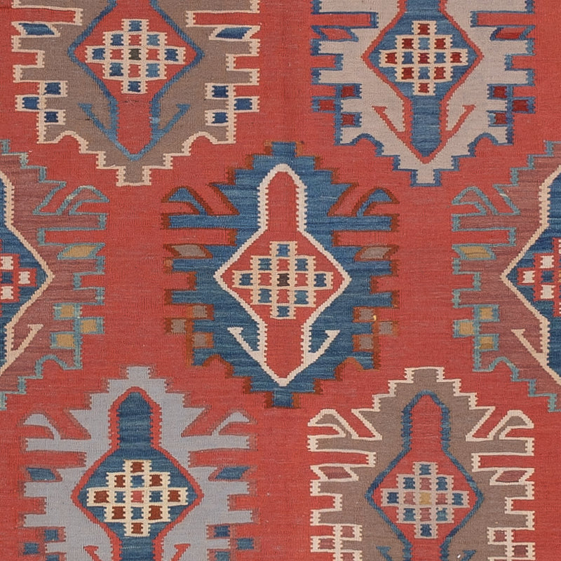 Tapis Kelim - Oriental - Royal - 253 x 177 cm - rouge