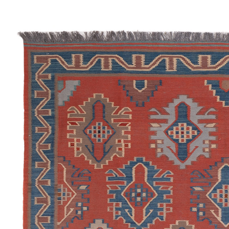 Tapis Kelim - Oriental - Royal - 253 x 177 cm - rouge