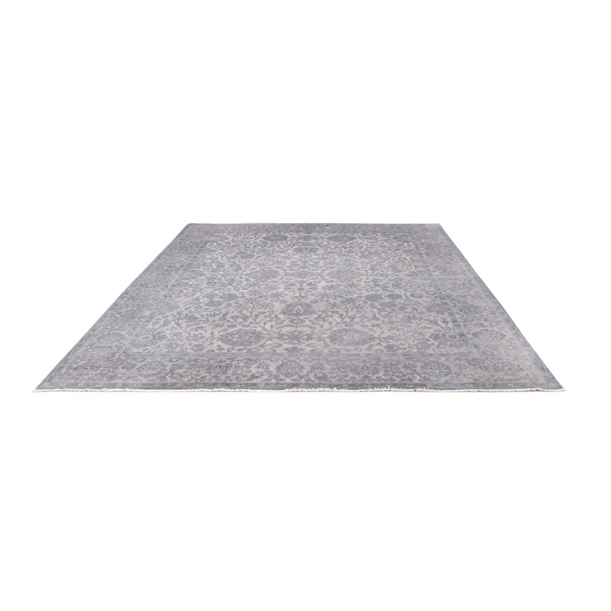 Tapis design - 295 x 246 cm - argent