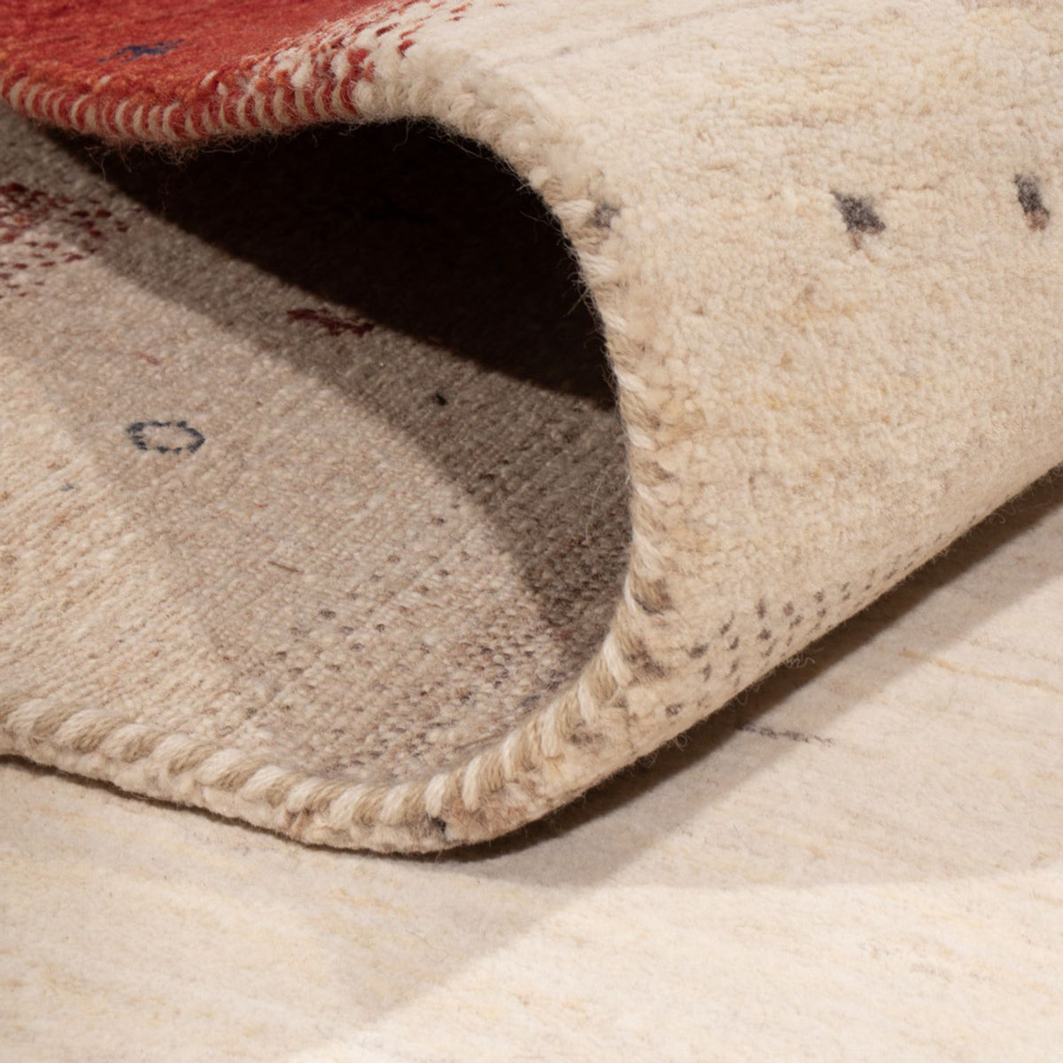 Tapis Gabbeh - Loribaft Indus - 292 x 185 cm - beige