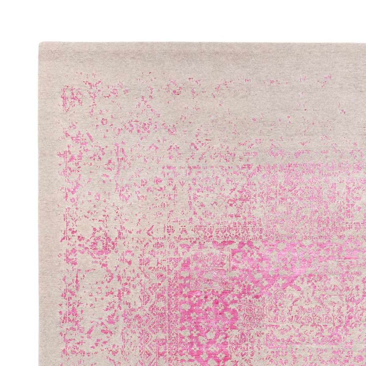 Tapis design - 293 x 256 cm - rose