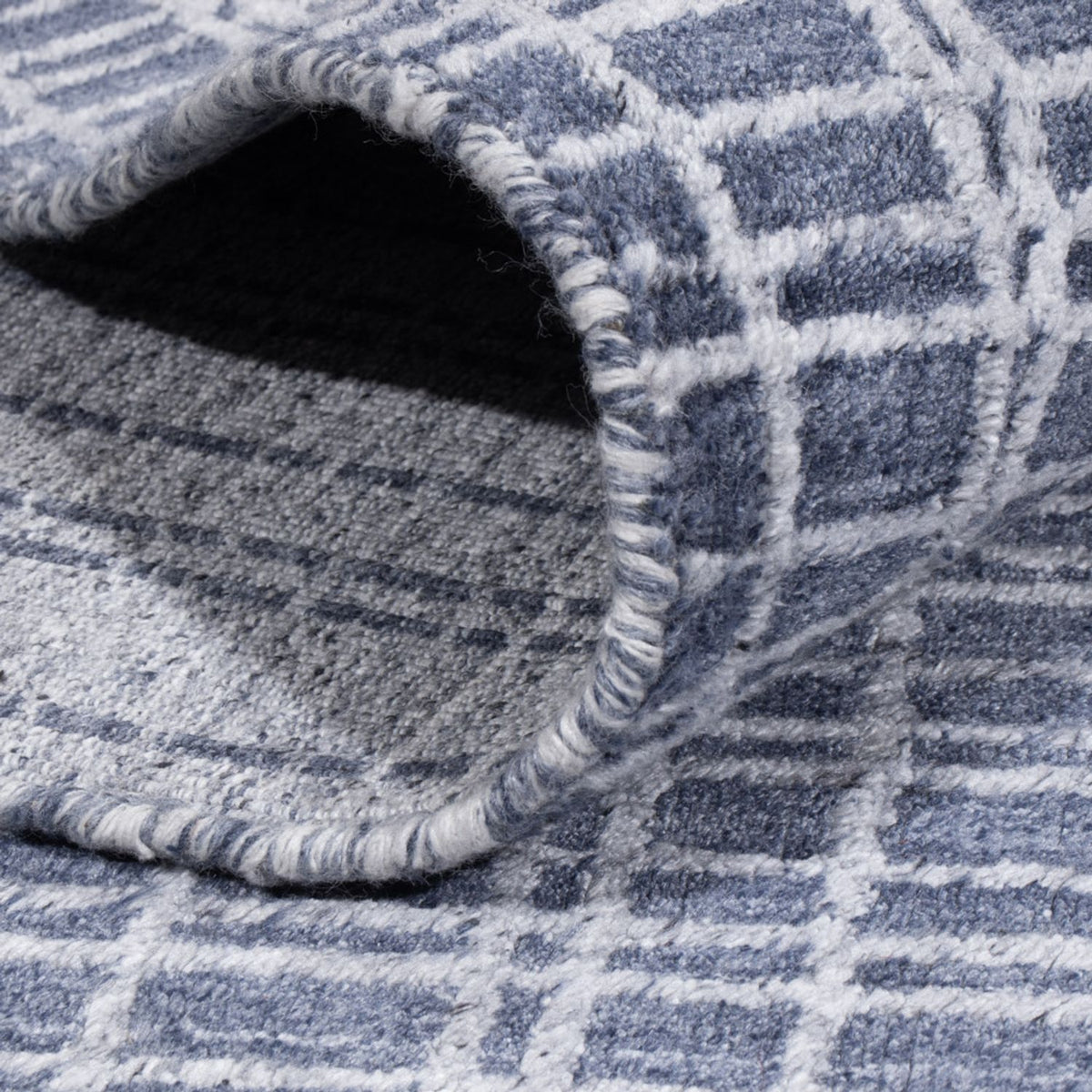 Tapis design - 302 x 248 cm - bleu