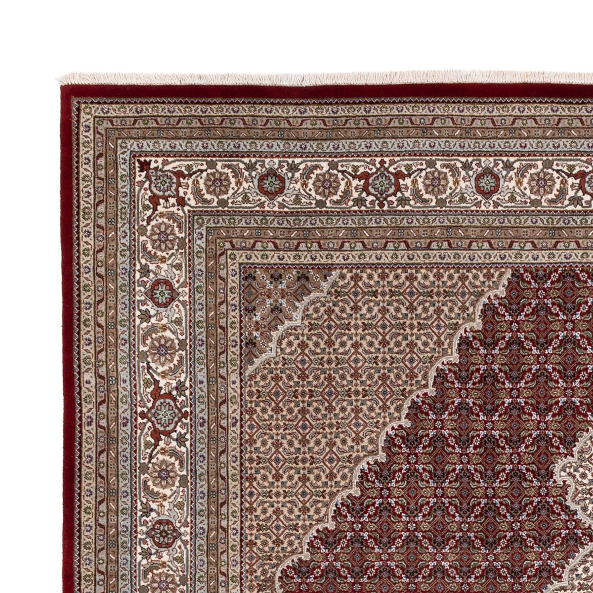 Tapis oriental - Tabriz - 303 x 253 cm - beige foncé