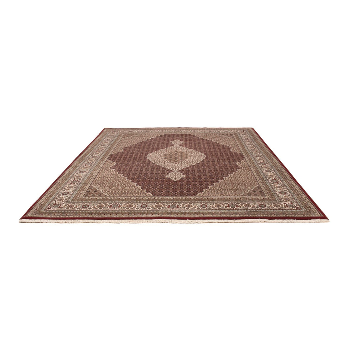 Tapis oriental - Tabriz - 303 x 253 cm - beige foncé