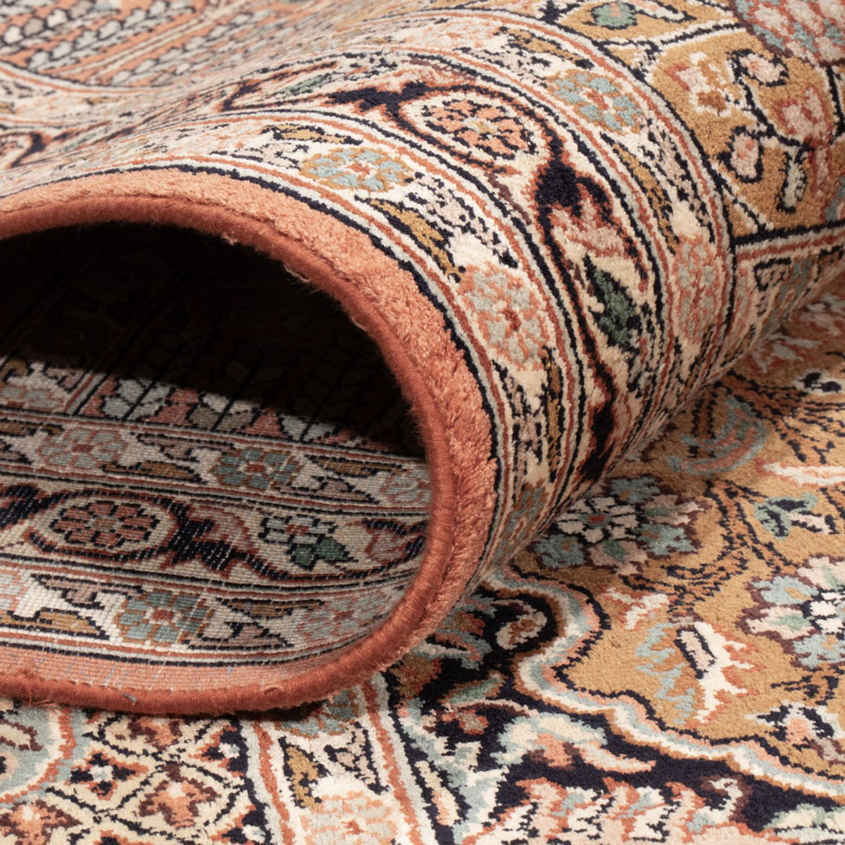 Tapis en soie - Soie du Cachemire - 307 x 250 cm - multicolore