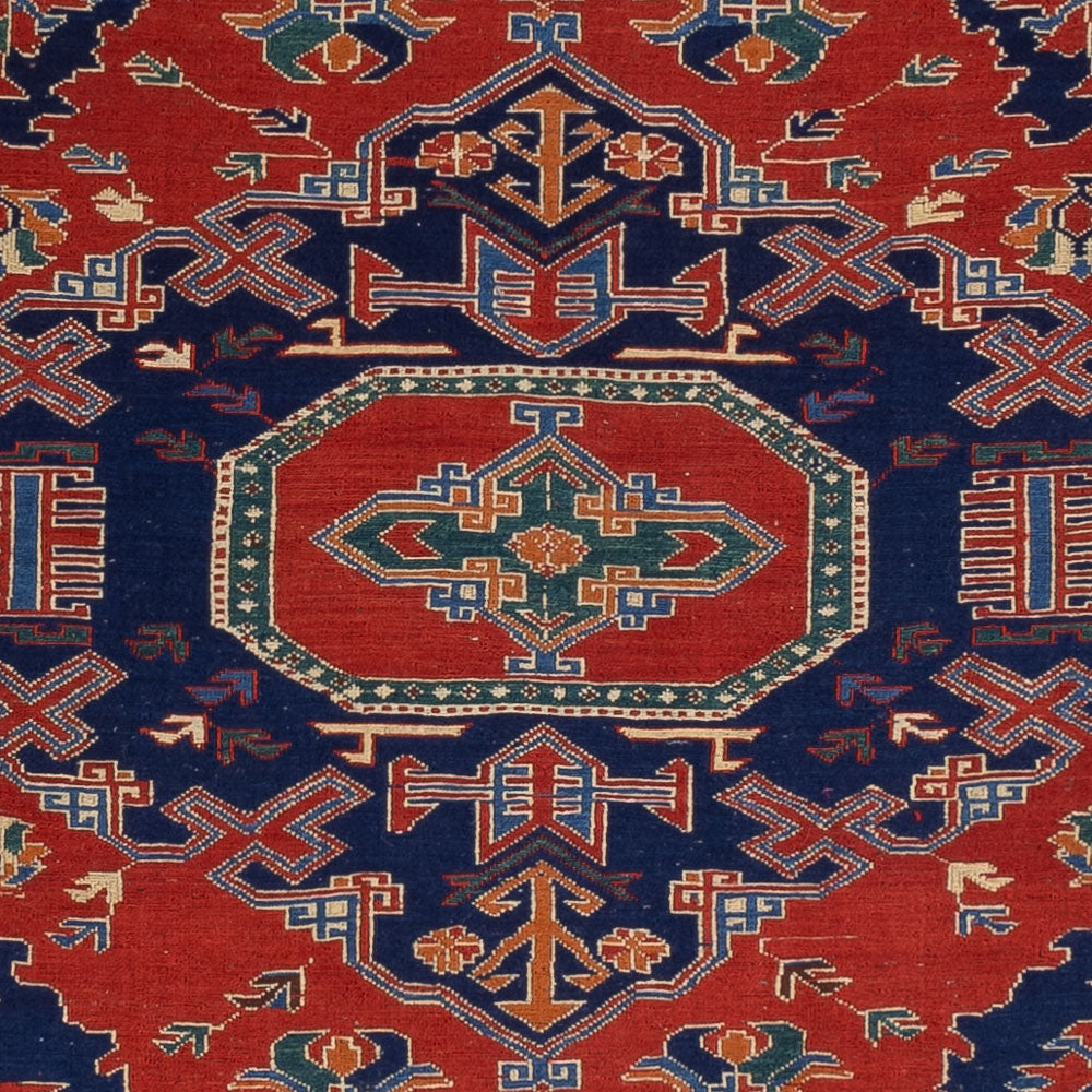 Tapis Kelim - Oriental - Soumak - 263 x 178 cm - rouge
