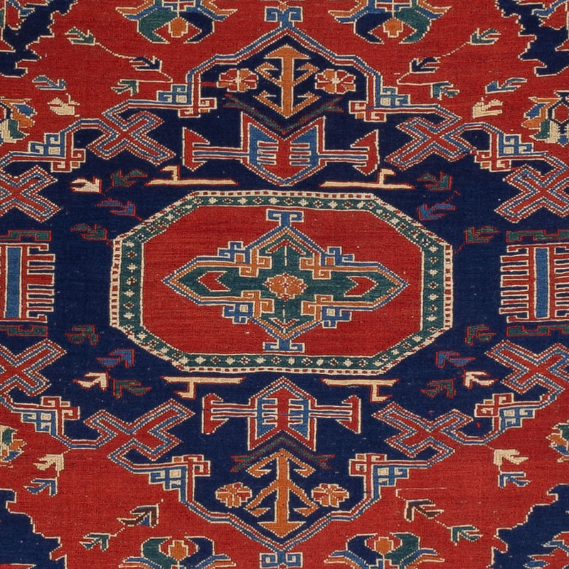 Tapis Kelim - Oriental - Soumak - 263 x 178 cm - rouge