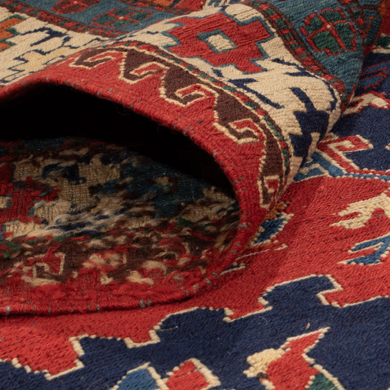 Tapis Kelim - Oriental - Soumak - 263 x 178 cm - rouge